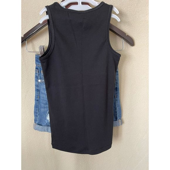 Art Class Medium Wash Ripped Rolled Bottom Shorts & Cat & Jack Black Activewear - Picture 3 of 8